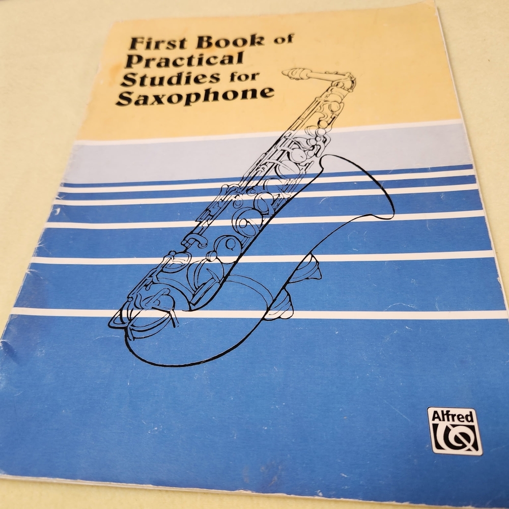 Alfred Blue and Yellow Saxophone Study Book